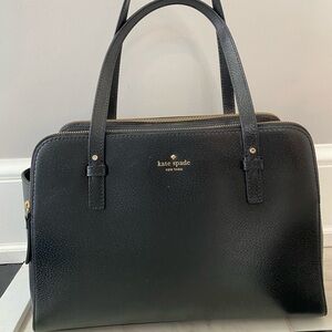 Kate Spade 14x10 Black Purse with dust bag -New with dust bag but without tags.